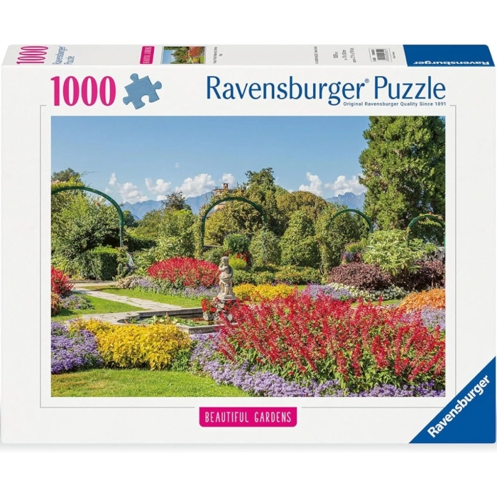 park of villa pallavicino, stresa, italy - puzzle 1000 pezzi