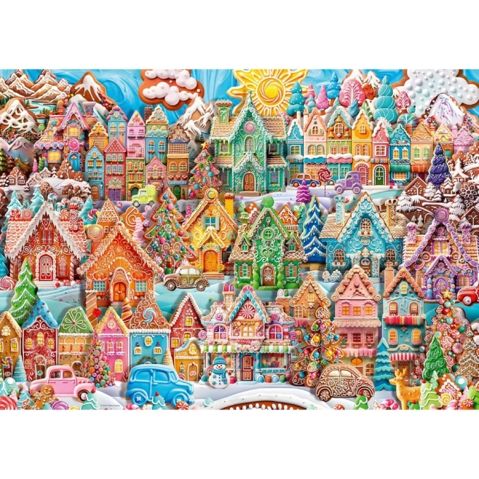 chritmas cookie village - puzzle 1000 pezzi