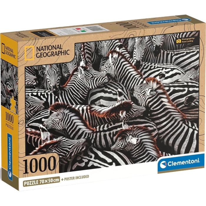 national geographic - zebre - puzzle 1000 pezzi