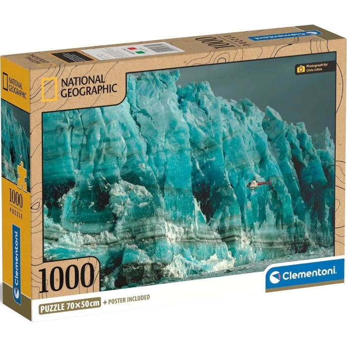 national geographic - ghiacciaio - puzzle 1000 pezzi