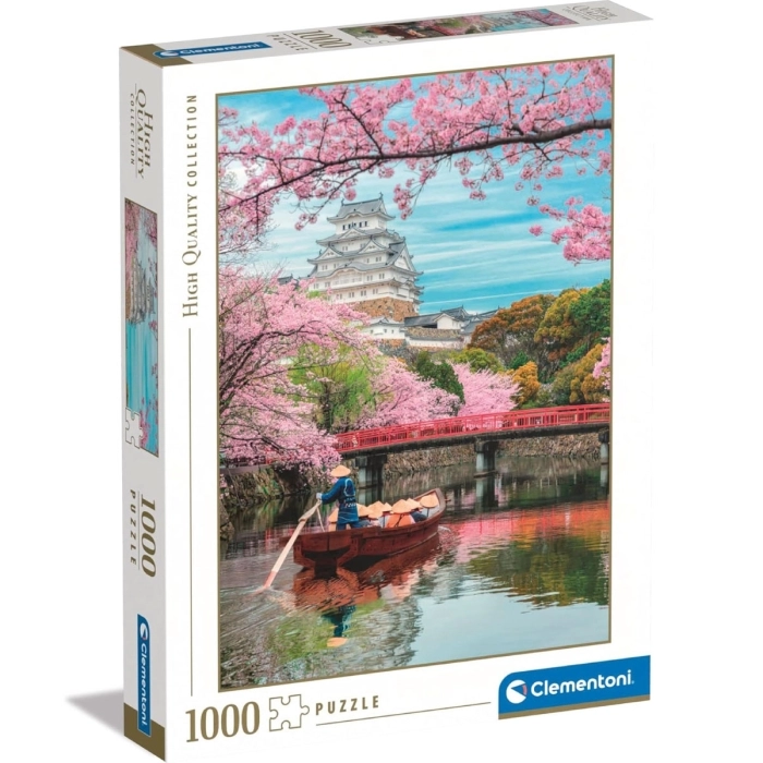 himeji castle in spring - puzzle 1000 pezzi