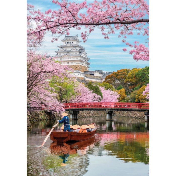 himeji castle in spring - puzzle 1000 pezzi