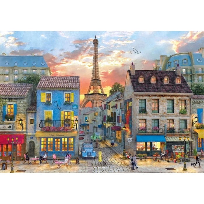 streets of paris - puzzle 1000 pezzi