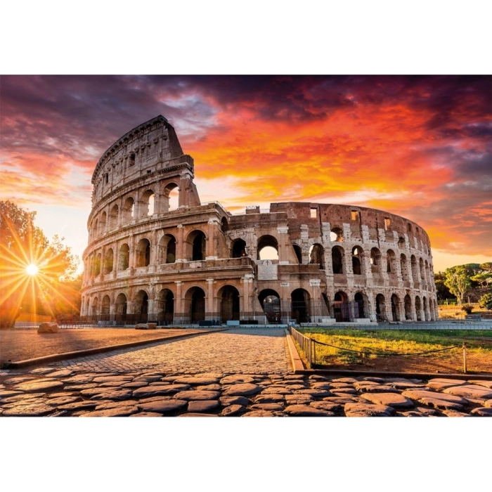 roman sunset - puzzle 1000 pezzi