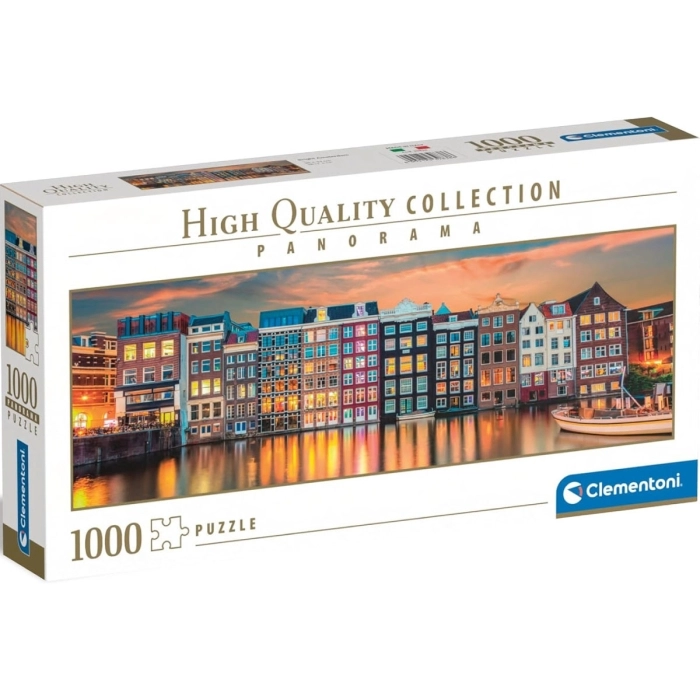 bright amsterdam - puzzle 1000 pezzi panorama