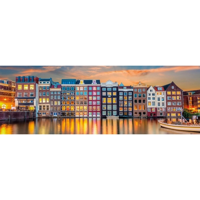 bright amsterdam - puzzle 1000 pezzi panorama