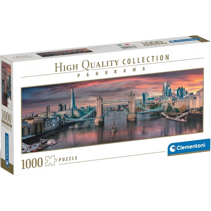 across the river thames - puzzle 1000 pezzi panorama