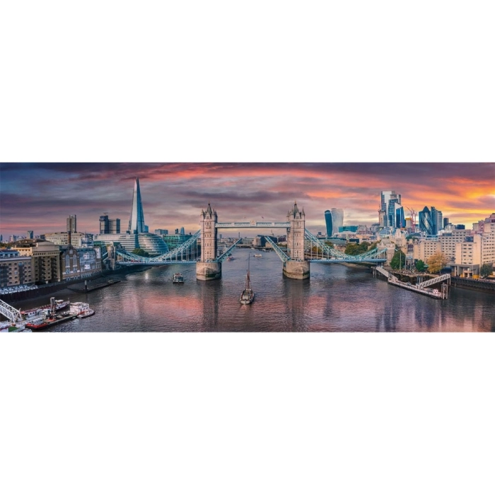 across the river thames - puzzle 1000 pezzi panorama