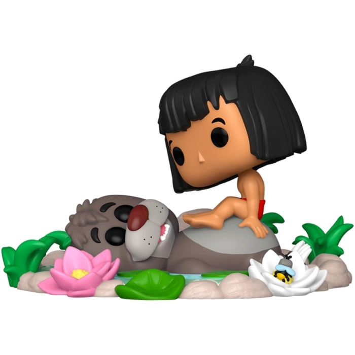 disney: the jungle book - baloo e mowgli 9cm - funko pop 1490