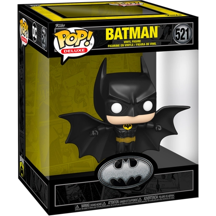 batman 85th anniversary - batman (soaring) (1989) 9cm - funko pop 521