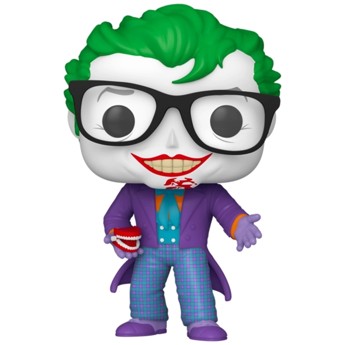 batman 85th anniversary - joker with teeth (1989) 9cm - funko pop 517