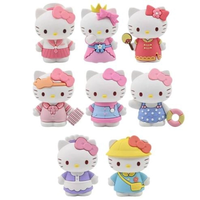 hello kitty - blind box - doll & mini doll series 5cm - 1 personaggio assortito