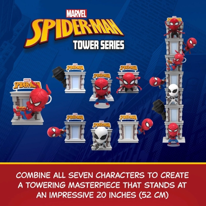 marvel: spider-man - hero blind box - 1 personaggio assortito