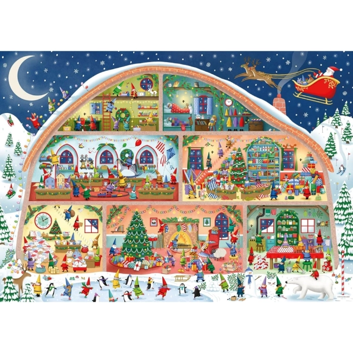 santa's workshop - puzzle 1000 pezzi