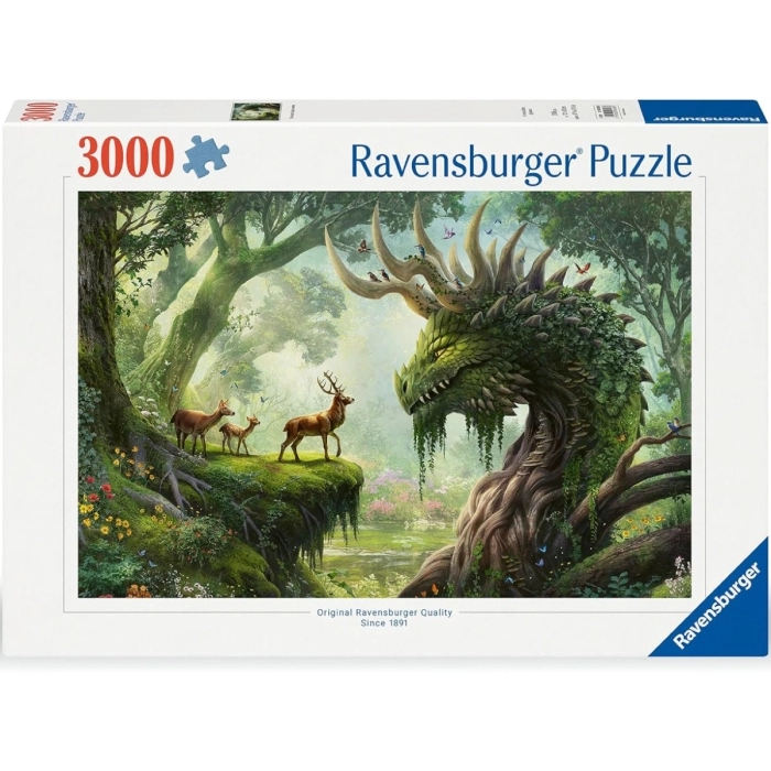 the forest dragon awakes - puzzle 3000 pezzi