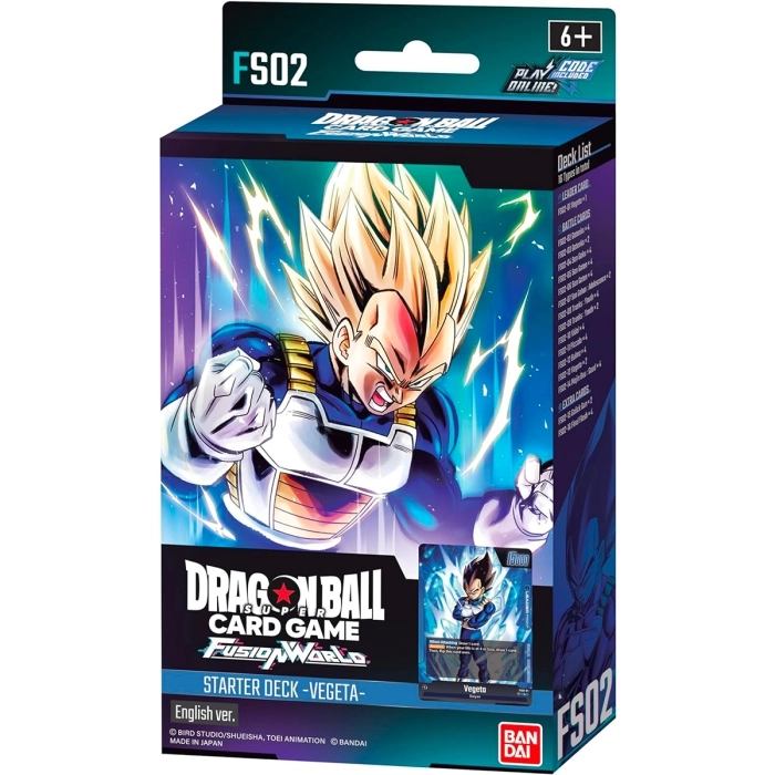 dragon ball super card game - fusion world - vegeta fs-02 - starter deck (eng)