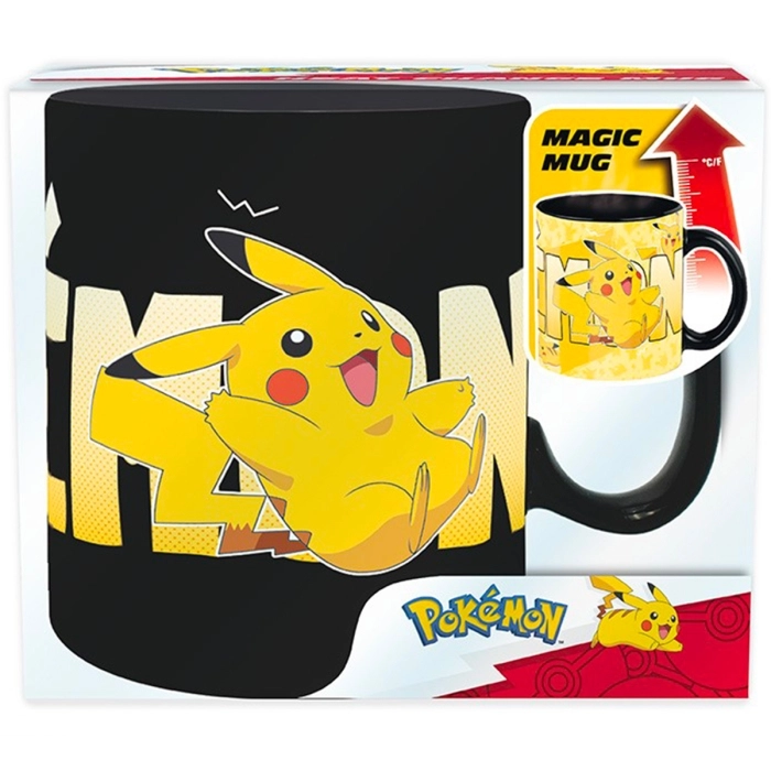 pokemon - tazza heat change 460ml - pikachu