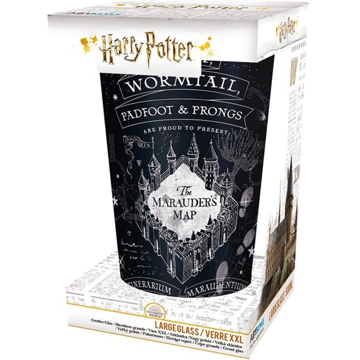 harry potter - bicchiere large 400ml - marauder's map