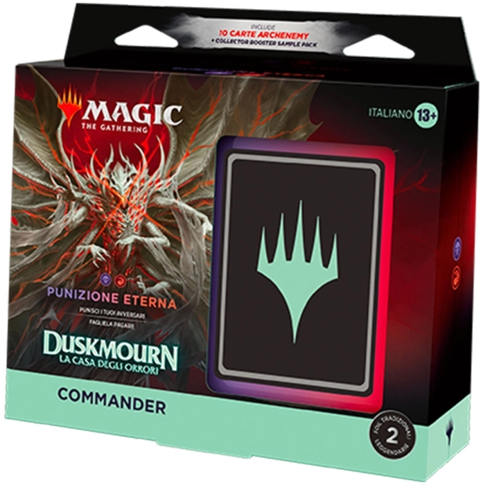 magic the gathering - duskmourn: la casa degli orrori - punizione eterna - mazzo commander (ita)