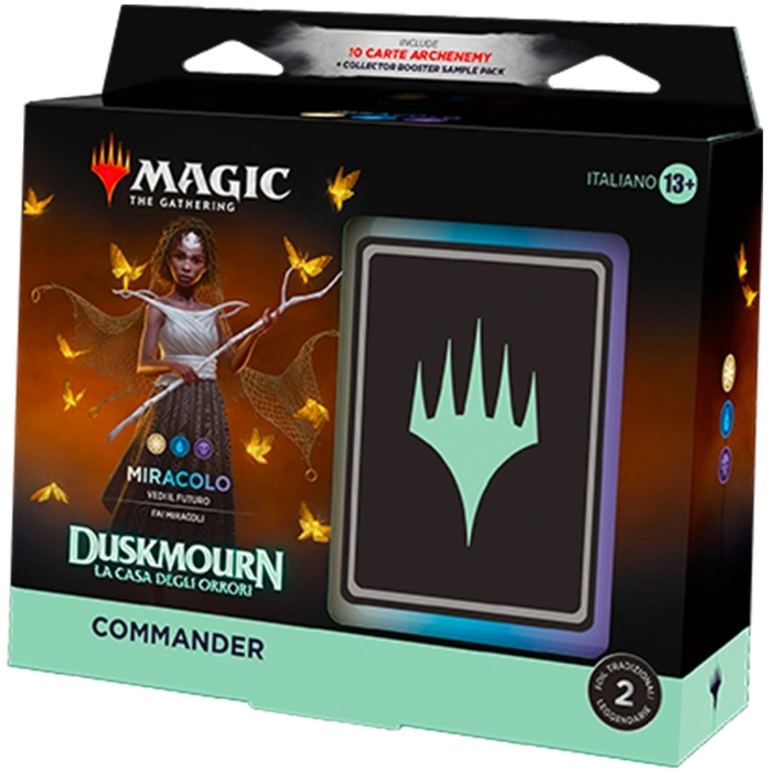 magic the gathering - duskmourn: la casa degli orrori - miracolo - mazzo commander (ita)