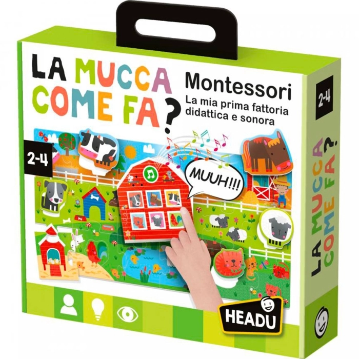 la mucca come fa montessori