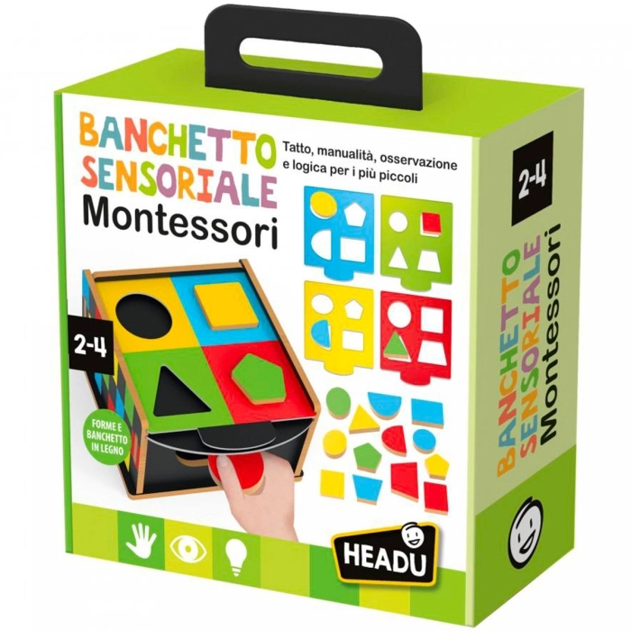 banchetto sensoriale montessori