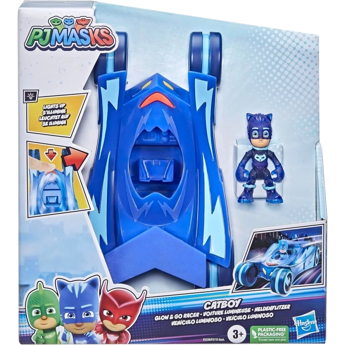 pj masks glow and go cat car