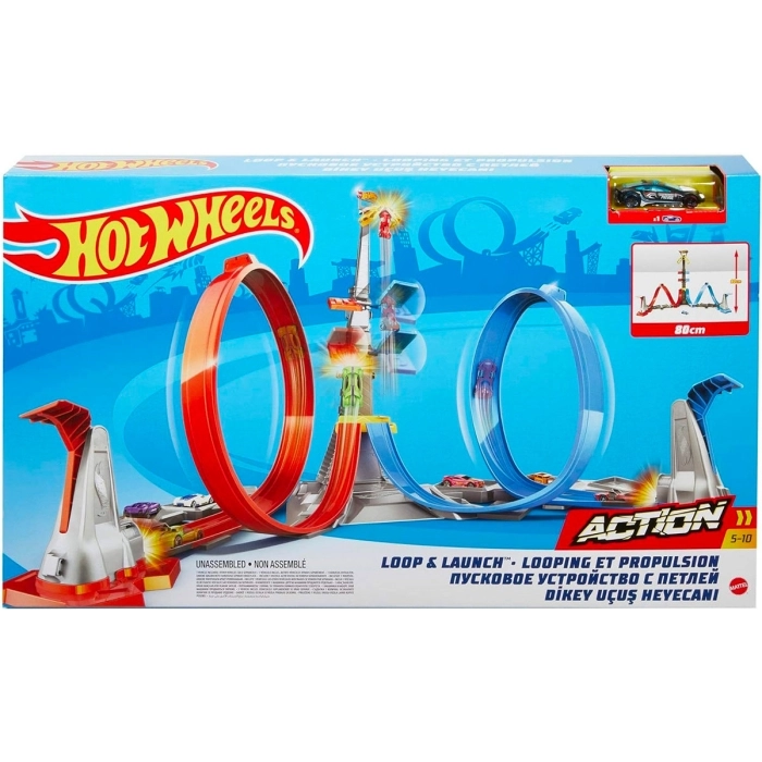 hot wheels action loop and launch