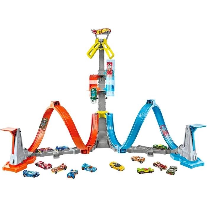 hot wheels action loop and launch