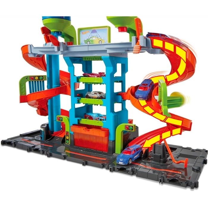 hot wheels mega tower car wash