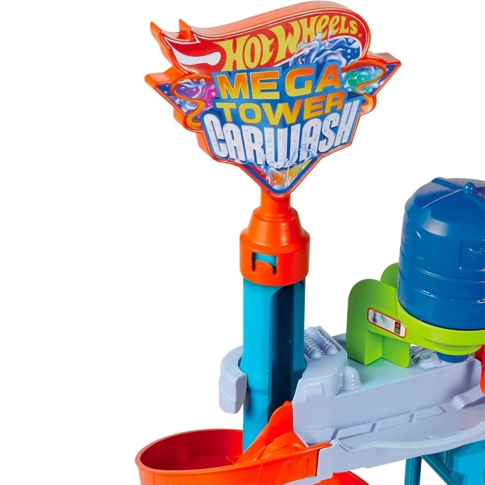 hot wheels mega tower car wash