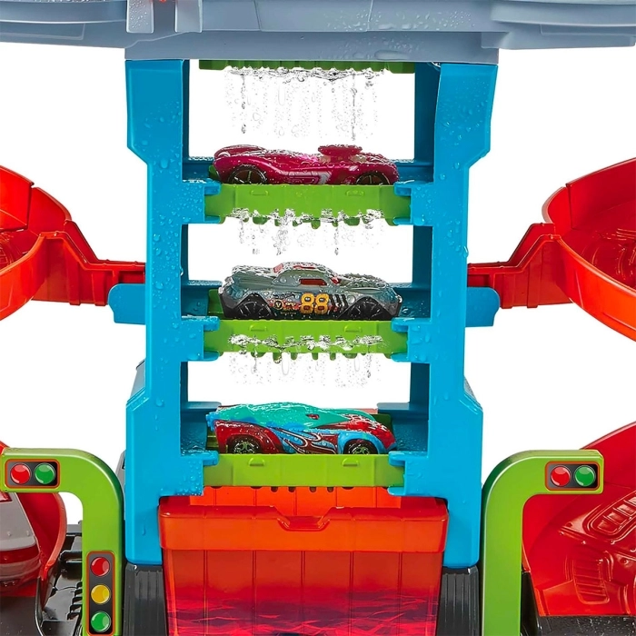 hot wheels mega tower car wash