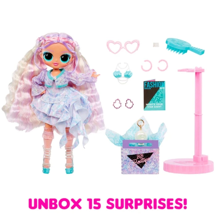 lol surprise omg - pearla - fashion doll 25cm