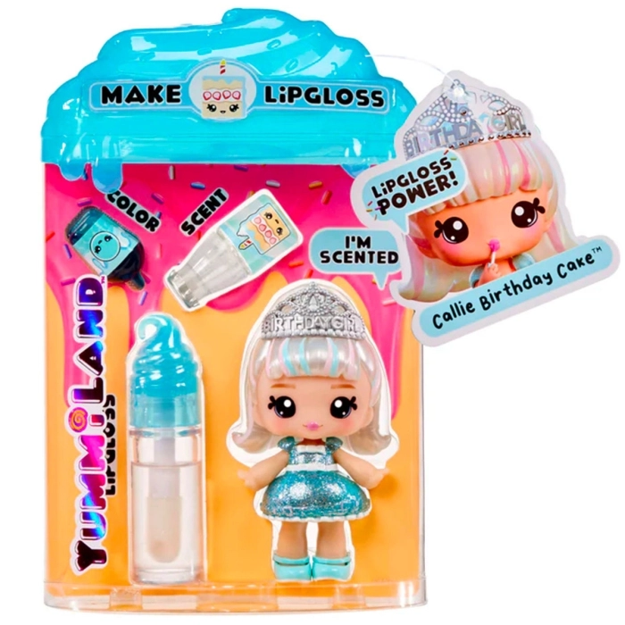 yummiland - lipgloss doll - birthday cake