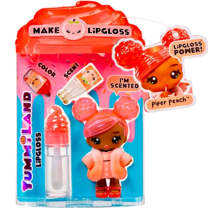 yummiland - lipgloss doll - piper peach