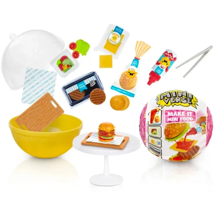 mga's miniverse - make it mini food - diner - food serie 3