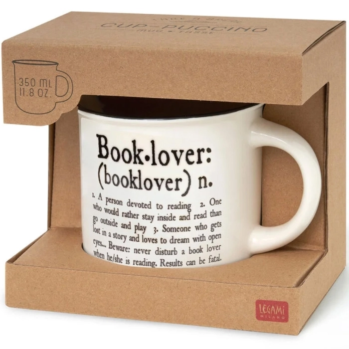 tazza in porcellana - cup-puccino - book lover