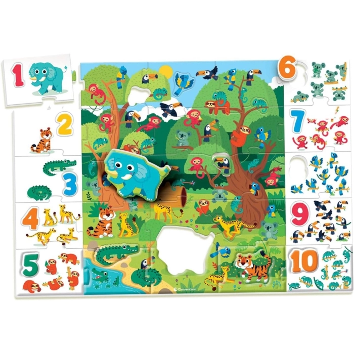 sapientino montessori - il puzzle gigante dei numeri