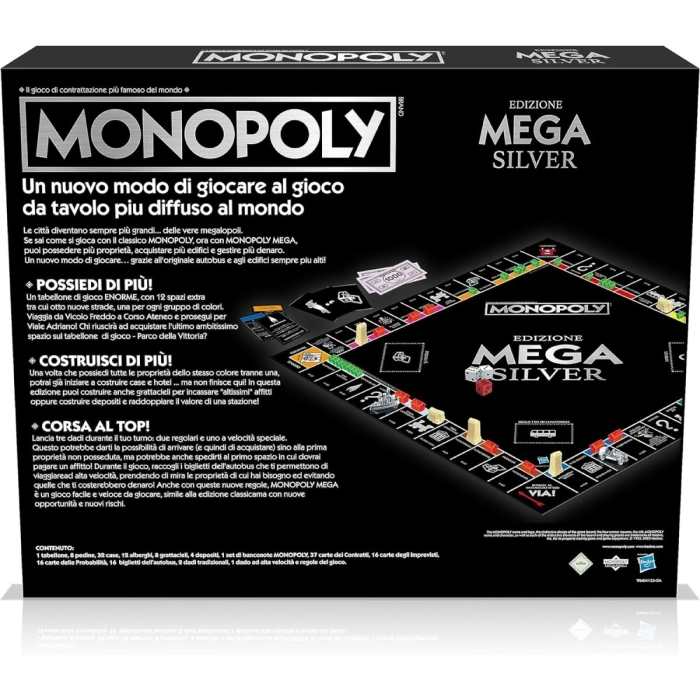 monopoly - edizione mega silver