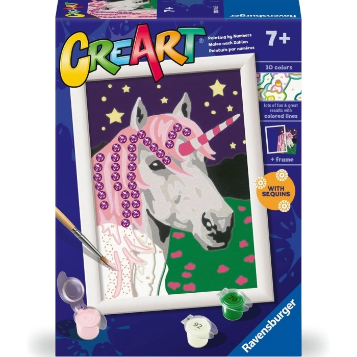 creart serie e classic - unicorno con brillanti