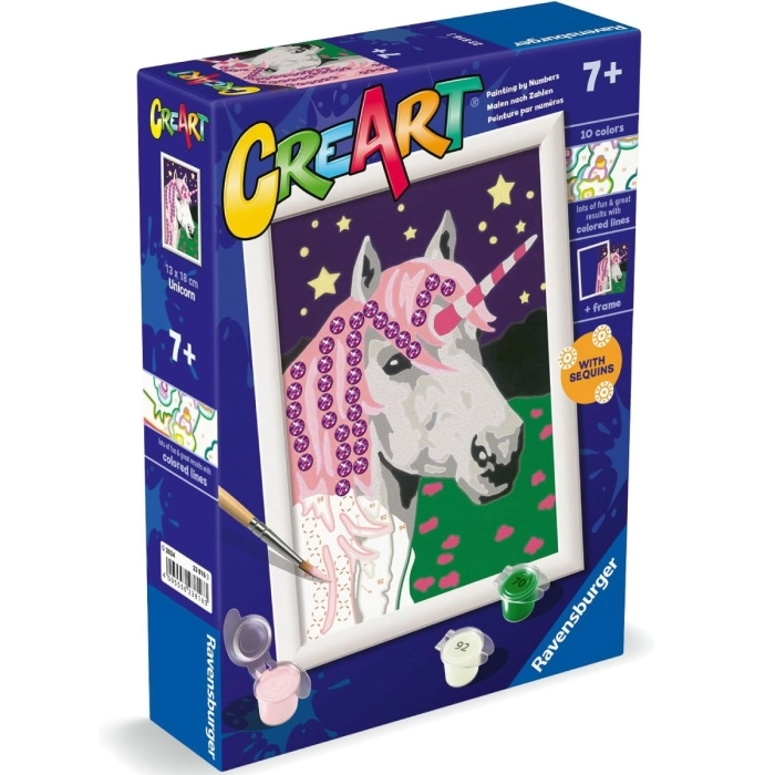 creart serie e classic - unicorno con brillanti