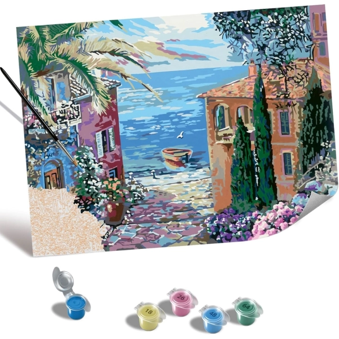 creart serie b canvas - paesaggio mediterraneo