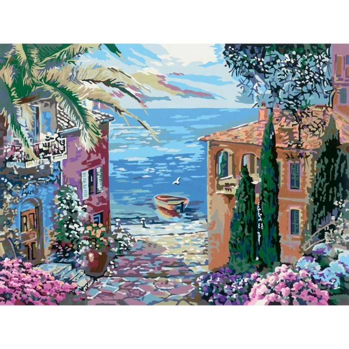 creart serie b canvas - paesaggio mediterraneo