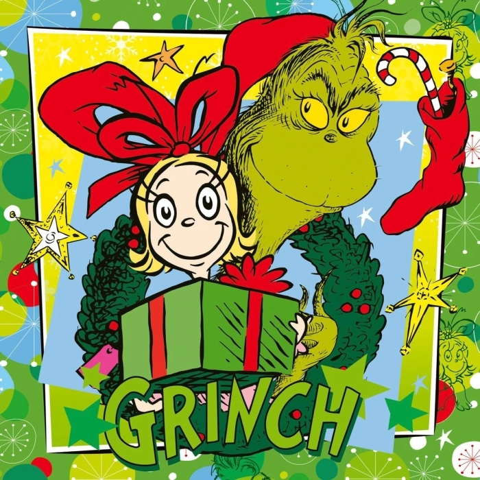 il grinch - puzzle 3x49 pezzi