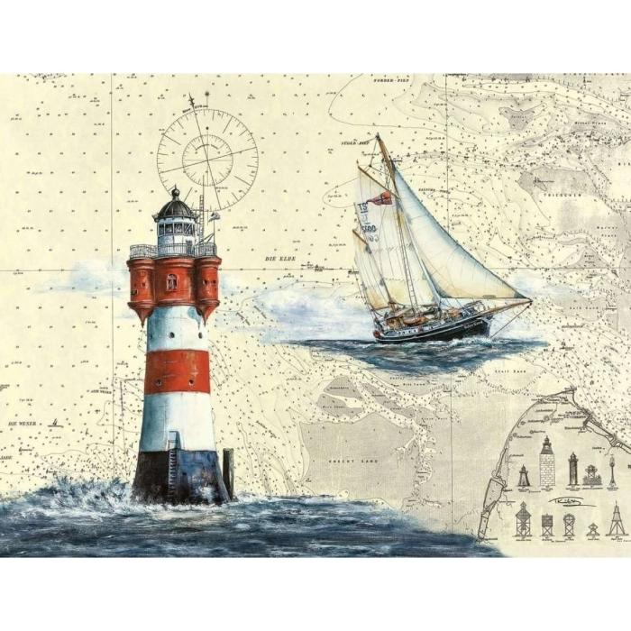 romantic lighthouse - puzzle 2000 pezzi