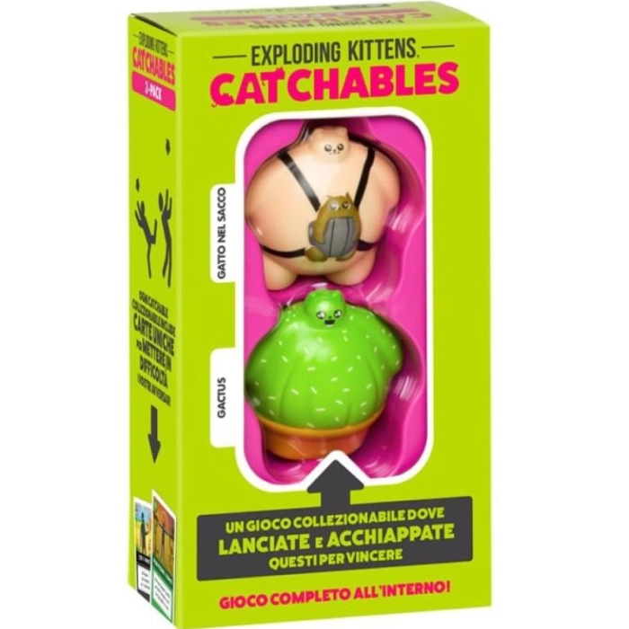 catchables 2-pack - gatto nel sacco e gactus