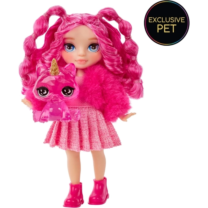 rainbow high littles - magenta monroe - fashion doll 15cm