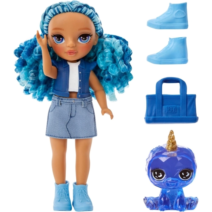 rainbow high littles - sapphire bradshaw - fashion doll 15cm