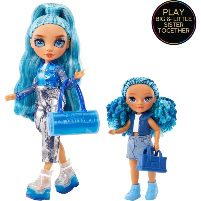 rainbow high littles - sapphire bradshaw - fashion doll 15cm