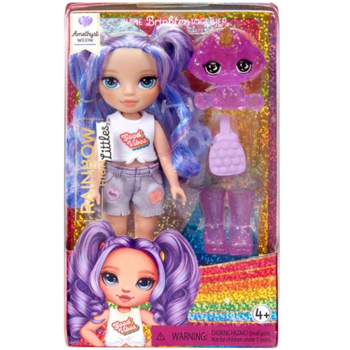 rainbow high littles - amethyst willow - fashion doll 15cm